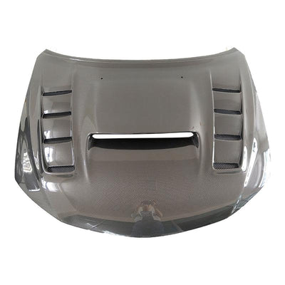 JDMuscle [08-14 WRX/STI] Carbon Fiber Hood V3 w/ Heat Extract