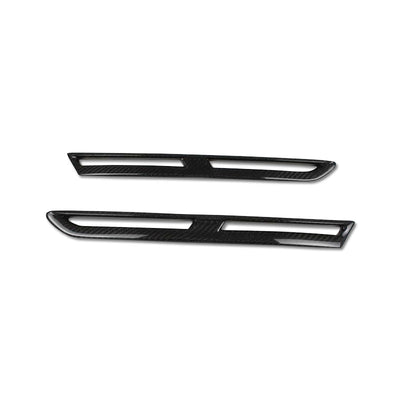 JDMuscle [09-16 GT-R] Carbon Fiber Fender Ducts/ Garnish - OE Style