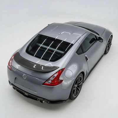 JDMuscle [09-20 Nissan 370Z] Carbon Fiber/FRP Duckbill Spec V