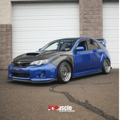 JDMuscle [11-14 WRX/STI] CS2 STYLE FRONT CARBON FIBER LIP