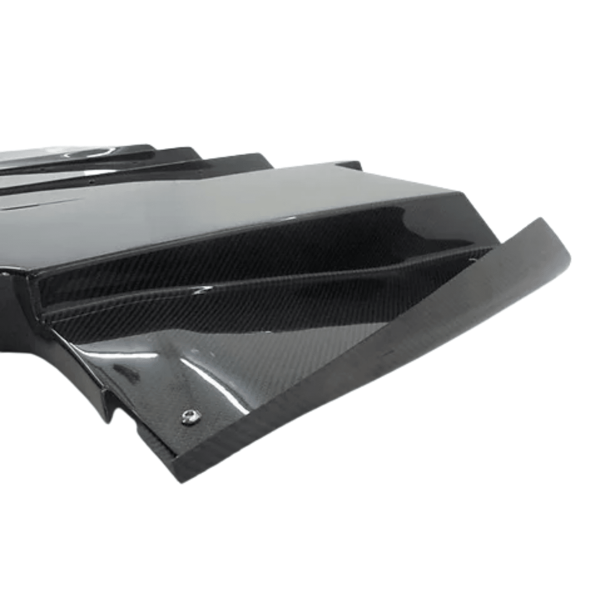 JDMuscle [11-14 WRX/STI Sedan] Carbon Fiber VS Style Rear Diffuser