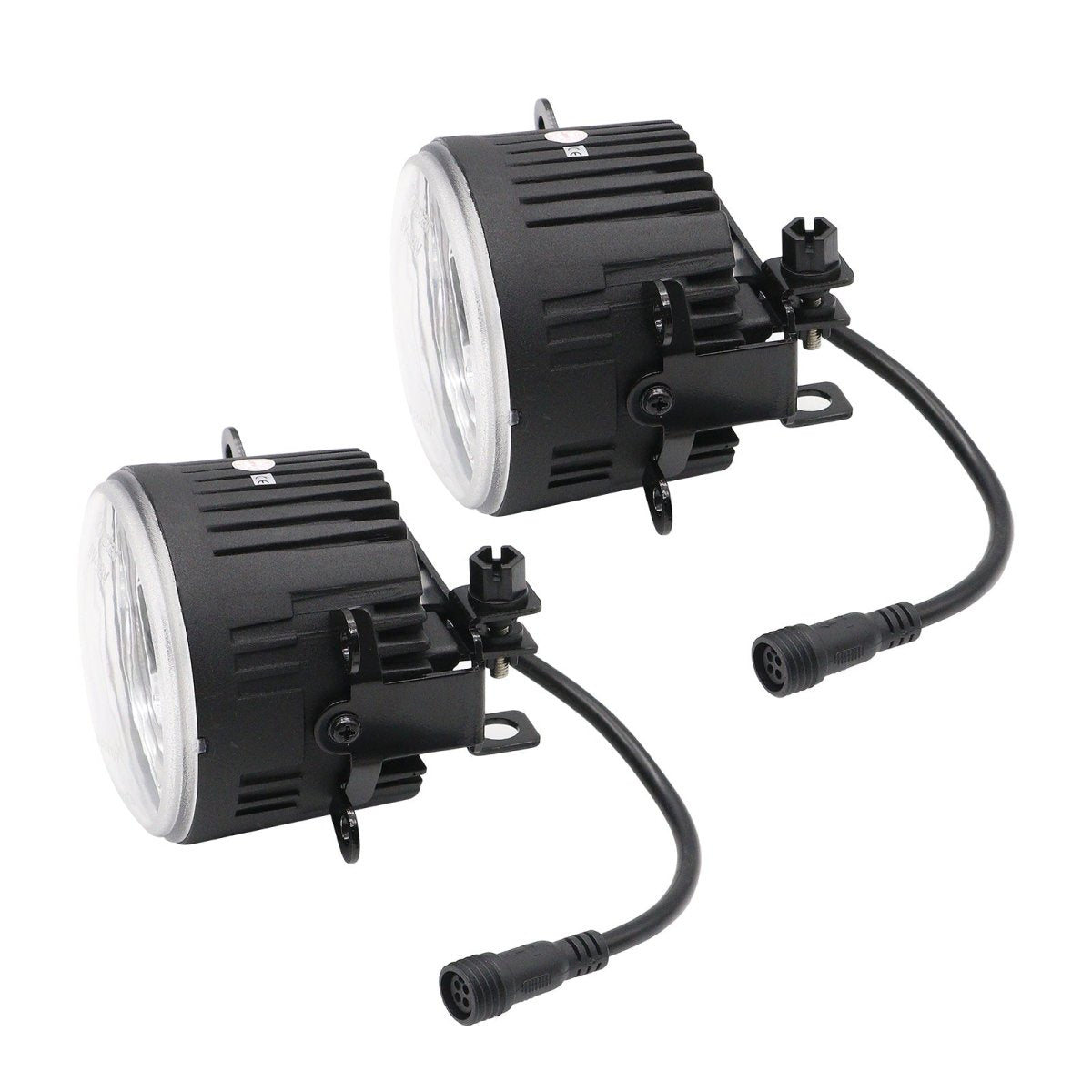 JDMuscle [15-21 WRX/STI, 13+ BRZ or FT86, 14+ Forester] LED / Halo DRL Fog Light Housings
