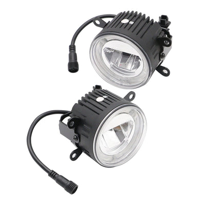 JDMuscle [15-21 WRX/STI, 13+ BRZ or FT86, 14+ Forester] LED / Halo DRL Fog Light Housings