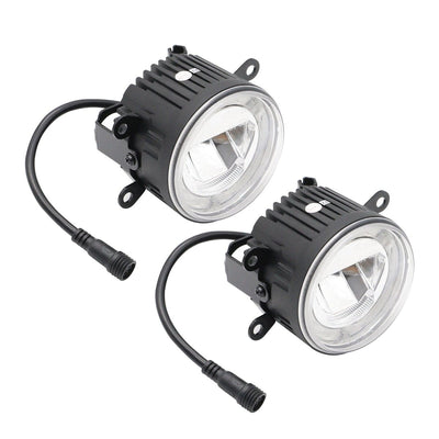 JDMuscle [15-21 WRX/STI, 13+ BRZ or FT86, 14+ Forester] LED / Halo DRL Fog Light Housings
