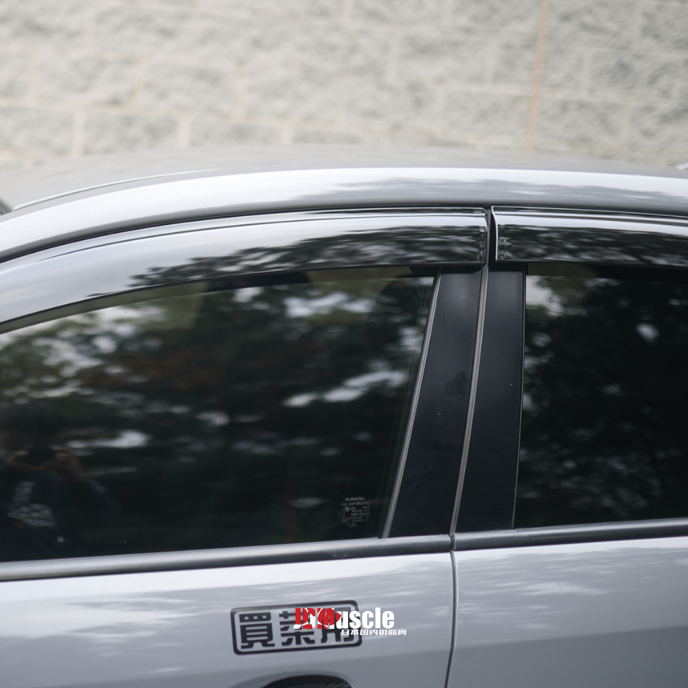 JDMuscle [15-21 WRX/STI] OE Style Rain Guards / Window Visors