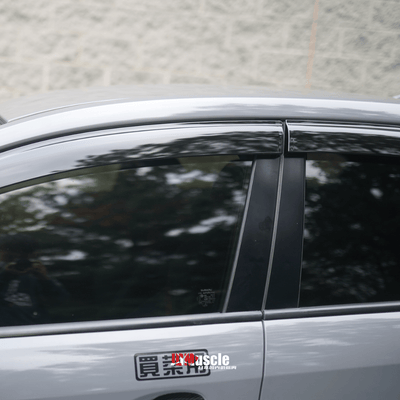 JDMuscle [15-21 WRX/STI] OE Style Rain Guards / Window Visors