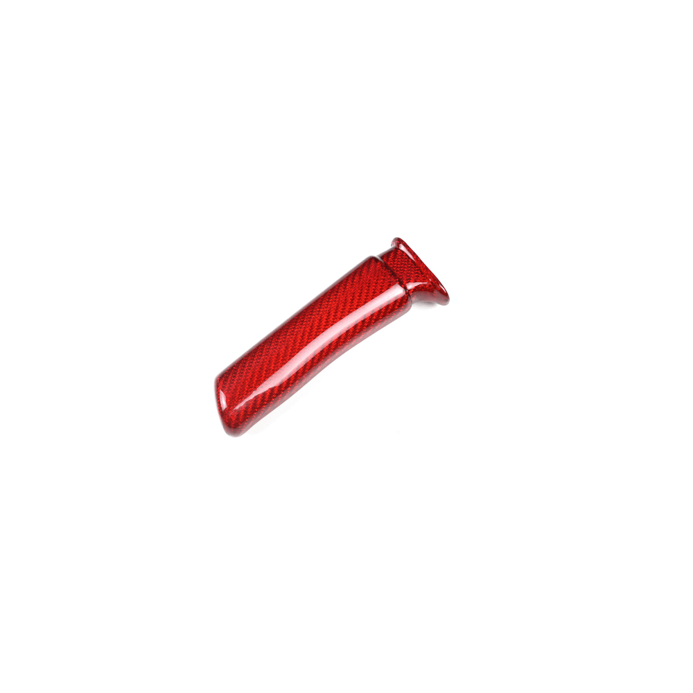 JDMuscle [22-26 WRX, 15-21 WRX/STI, 22-26 BRZ/GR86] Carbon Fiber E-Brake Handle - Black / Red / Forged