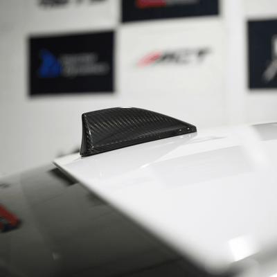 JDMuscle [22-26 WRX, 22+ BRZ, 15-21 WRX/STI] Tanso Pre-preg Carbon Fiber Antenna Cover w/ Gloss Finish