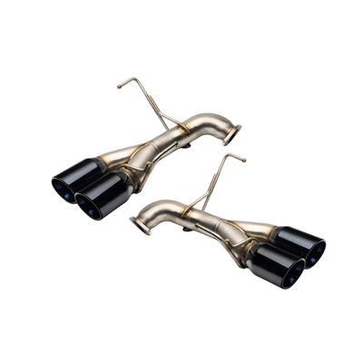 JDMuscle [22-26 WRX] VB 4" Quad Exit Axle Back Muffler Delete Exhaust
