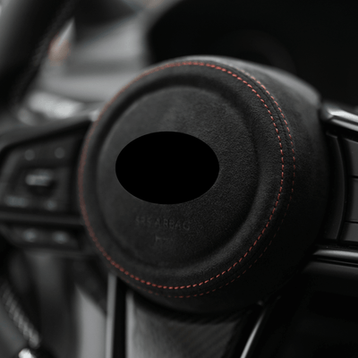 JDMuscle [22-26 WRX] Airbag Cover - Leather / Alcantara
