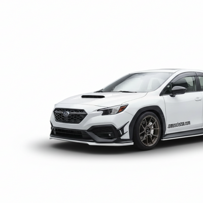 JDMuscle [22-26 WRX] Canards V2 - Paint Matched / Gloss Black / ABS *CLEARANCE*NO RETURNS*