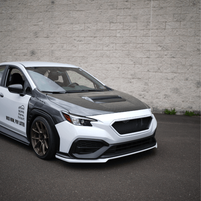 JDMuscle [22-26 WRX] Carbon Fiber FMIC Reverse Hood Scoop
