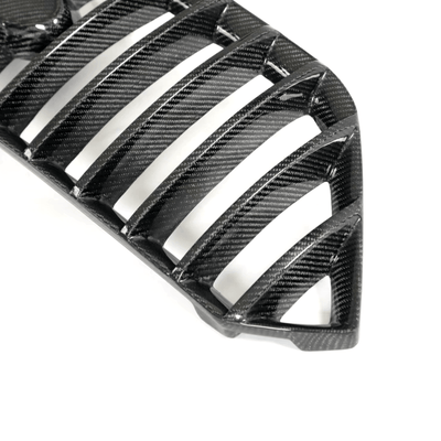 JDMuscle [22-26 WRX] Carbon Fiber Front Bumper Grille - Amuga Style