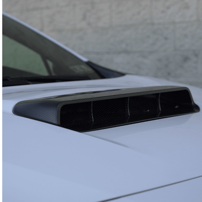 JDMuscle [22-26 WRX] GC8 Style Version 2 Pre-Preg Carbon Fiber Hood Scoop