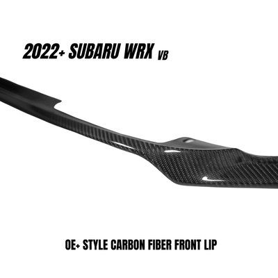 JDMuscle [22-26 WRX] OEM STI Style Carbon Fiber Front Lip