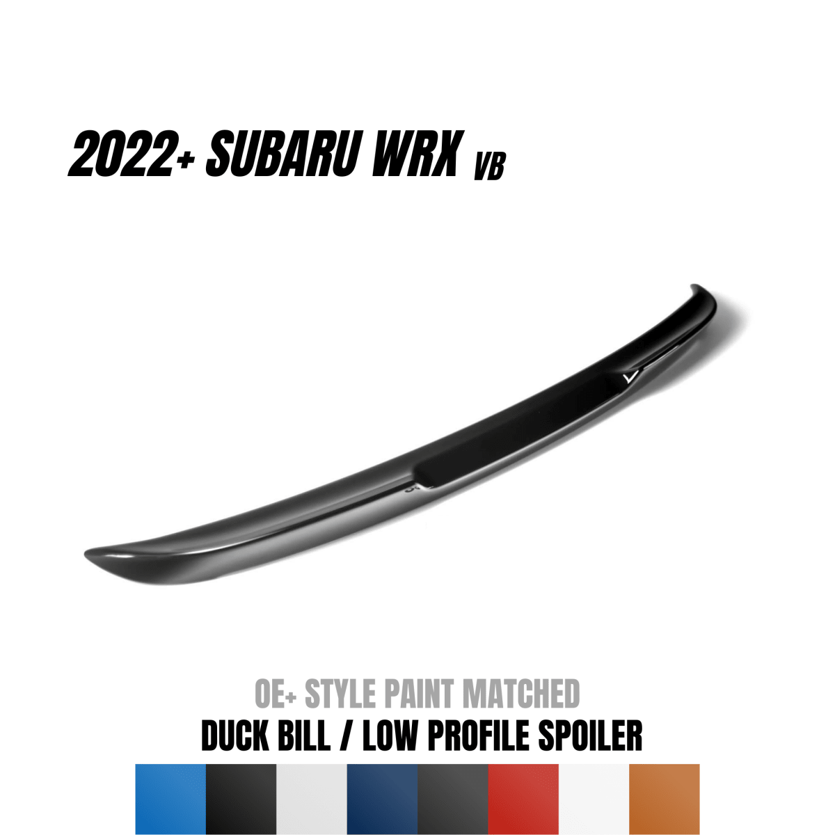 JDMuscle [22-26 WRX] Spec STI Duck Bill Spoiler|  Paint Matched