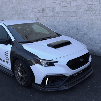 JDMuscle [22-26 WRX] GC8 Style Pre-Preg Carbon Fiber Hood Scoop