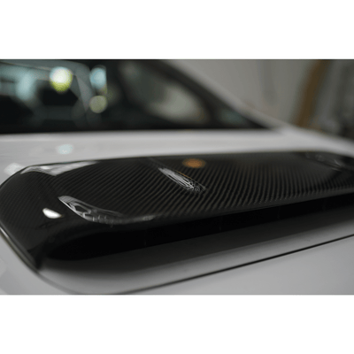 JDMuscle [22-26 WRX] Tanso Carbon Fiber Hood Scoop Cover V1