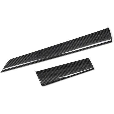 JDMuscle [22-26 WRX] Tanso Pre-preg Carbon Fiber Driver & Passenger Dash Trim Covers 2 PC | JDM-WRX22-530+531