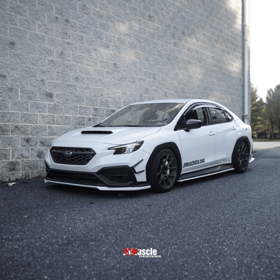 JDMuscle [22-26 WRX] V1 Rain Guards / Window Visors-Paint Matched *Special Order*