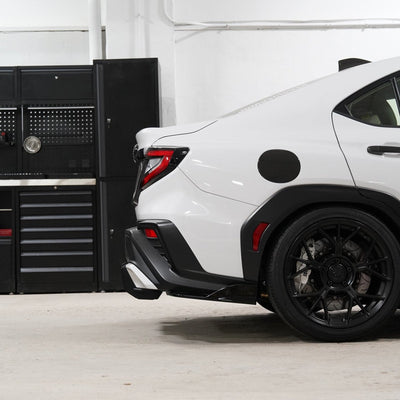 JDMuscle [22-26 WRX] V1 Rear Spats ABS / Paint Matched / Carbon Fiber