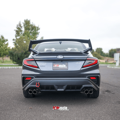 JDMuscle [22-26 WRX] VA STI Style 3-Piece Spoiler-Paint Matched/Gloss Black/ABS *Final Edition