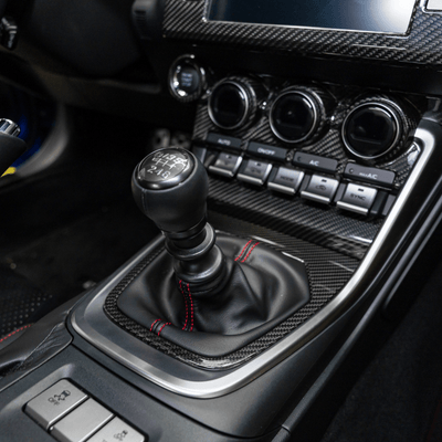 JDMuscle [22+ BRZ/GR86 MT] Pre-preg Carbon Fiber Shifter Trim Cover w/ Gloss Finish