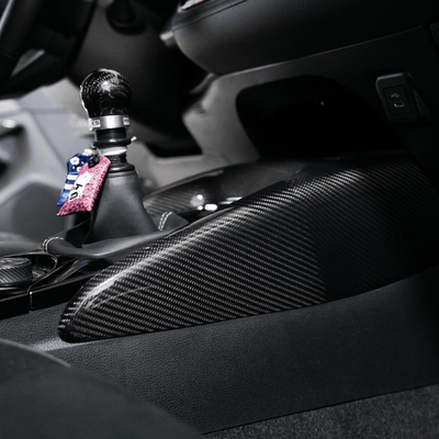 JDMuscle [23-25 GR Corolla, 19+ Hatch] Carbon Fiber Center Console Cover