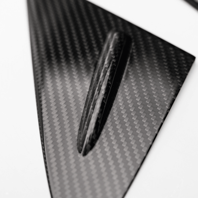 JDMuscle 23-26 Toyota GR Corolla Carbon Fiber J-Panel Wind Defelctor Covers (2PC)