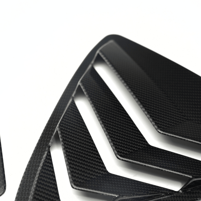 JDMuscle [23-26 Toyota GR Corolla] Carbon Fiber Rear Quarter Louvers Covers (2PC)