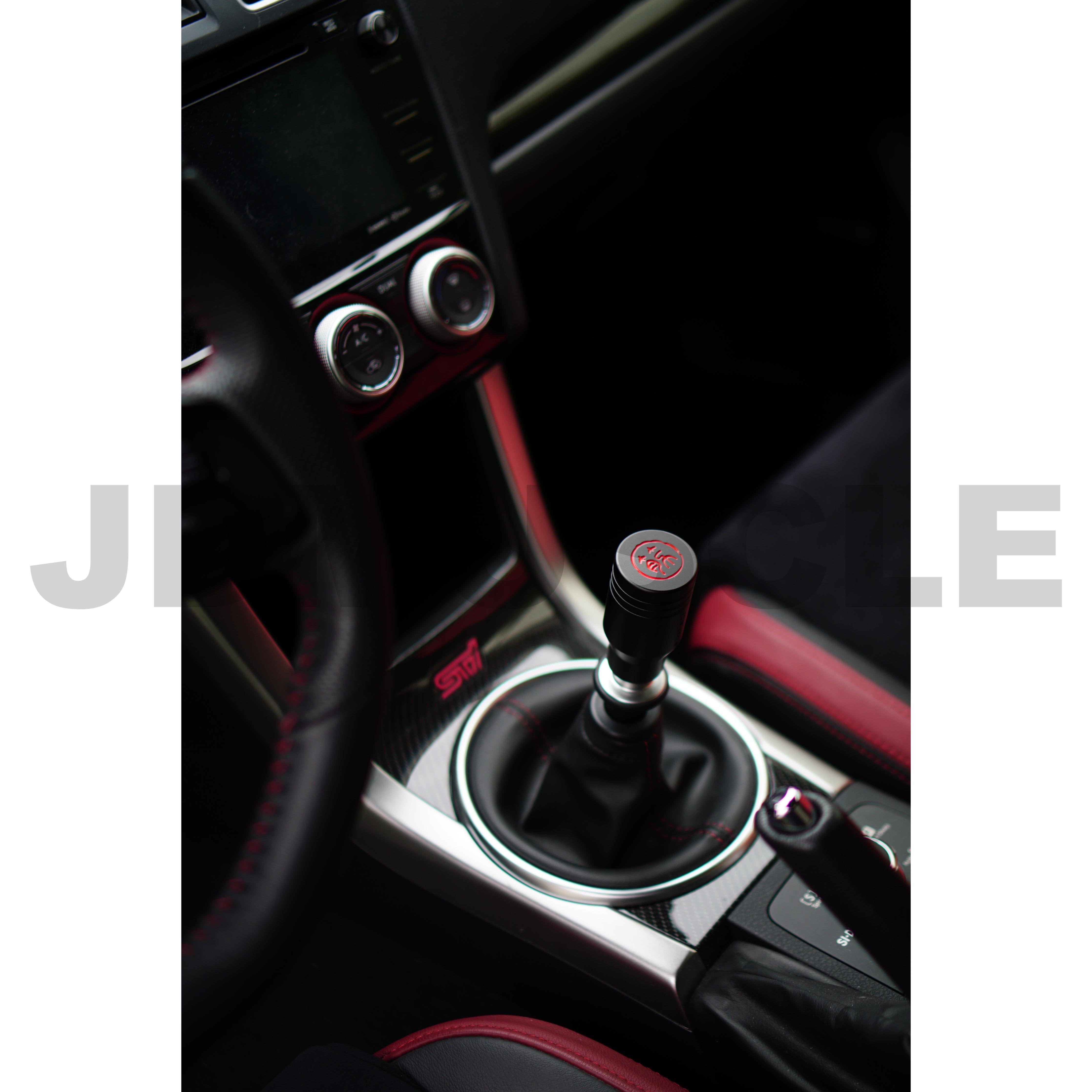 JDMuscle Suji Series Shift Knob - Black Piston [Universal] *Clearance*No Returns*