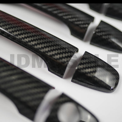 JDMuscle [15-21 WRX/STI] Pre-preg Carbon Fiber Door Handle Covers