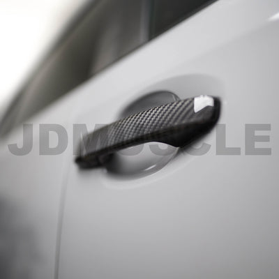 JDMuscle [15-21 WRX/STI] Pre-preg Carbon Fiber Door Handle Covers