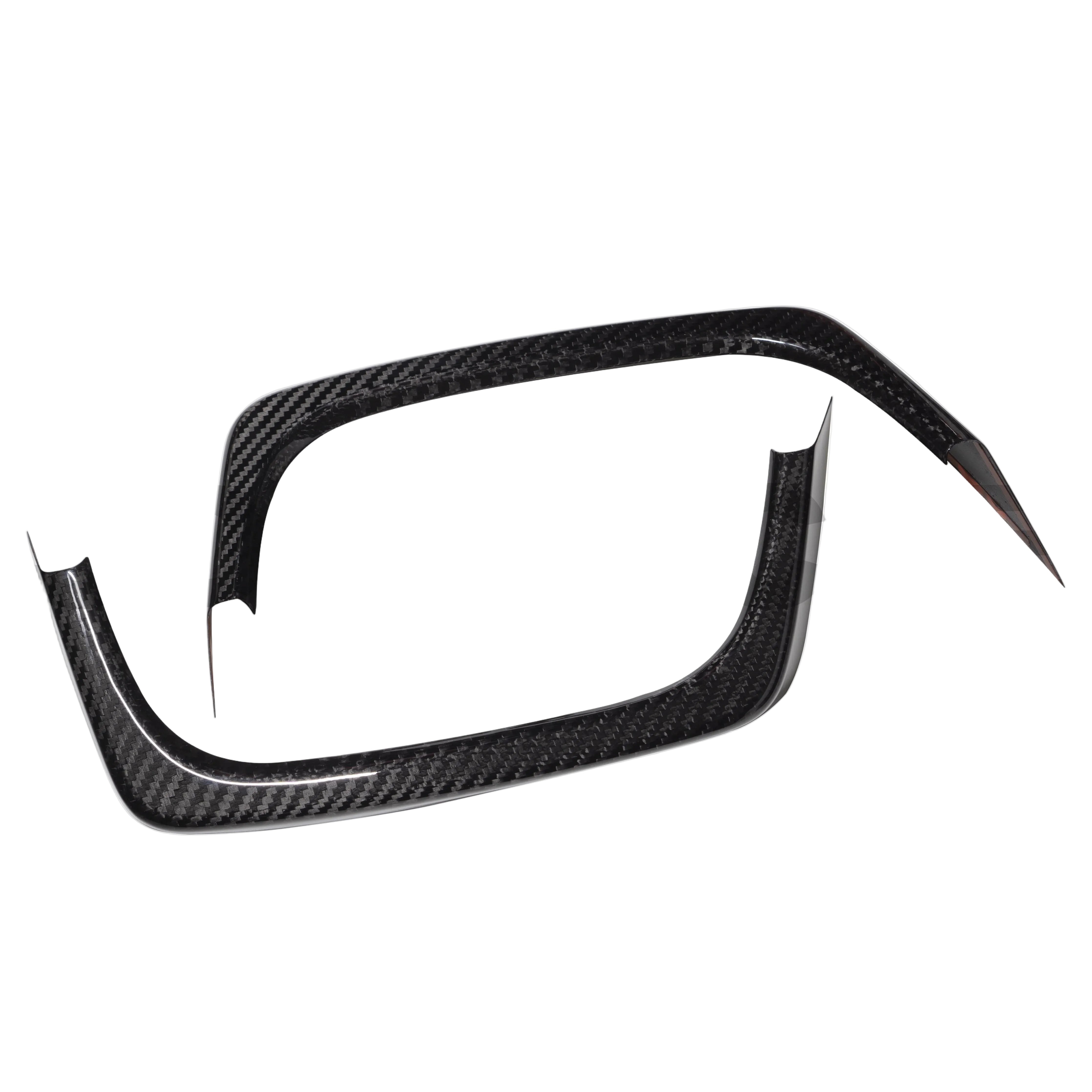 JDMuscle [15-21 WRX/STI] Pre-preg Carbon Fiber Exhaust Trim Covers