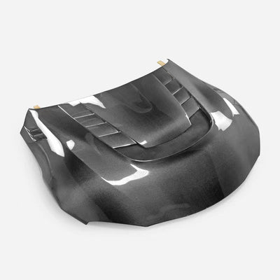 JDMuscle Tanso Carbon Fiber Hood VS Style  - 2020+ Toyota Supra GR A90/A91