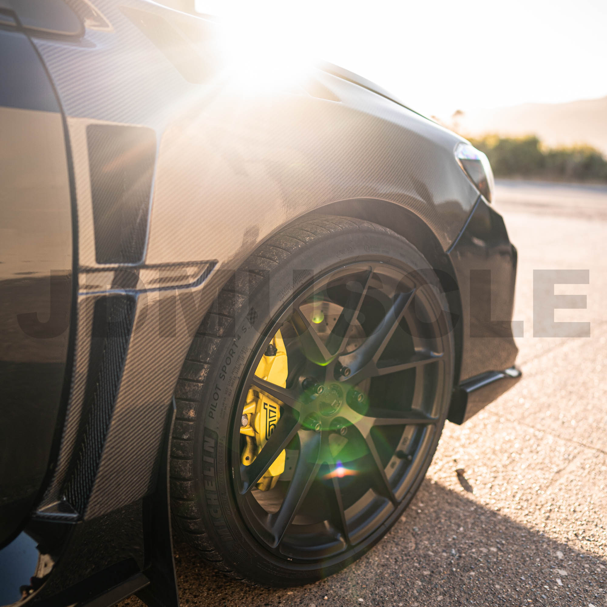 JDMuscle [15-21 WRX/STI] V1 Vented Carbon Fiber Fenders