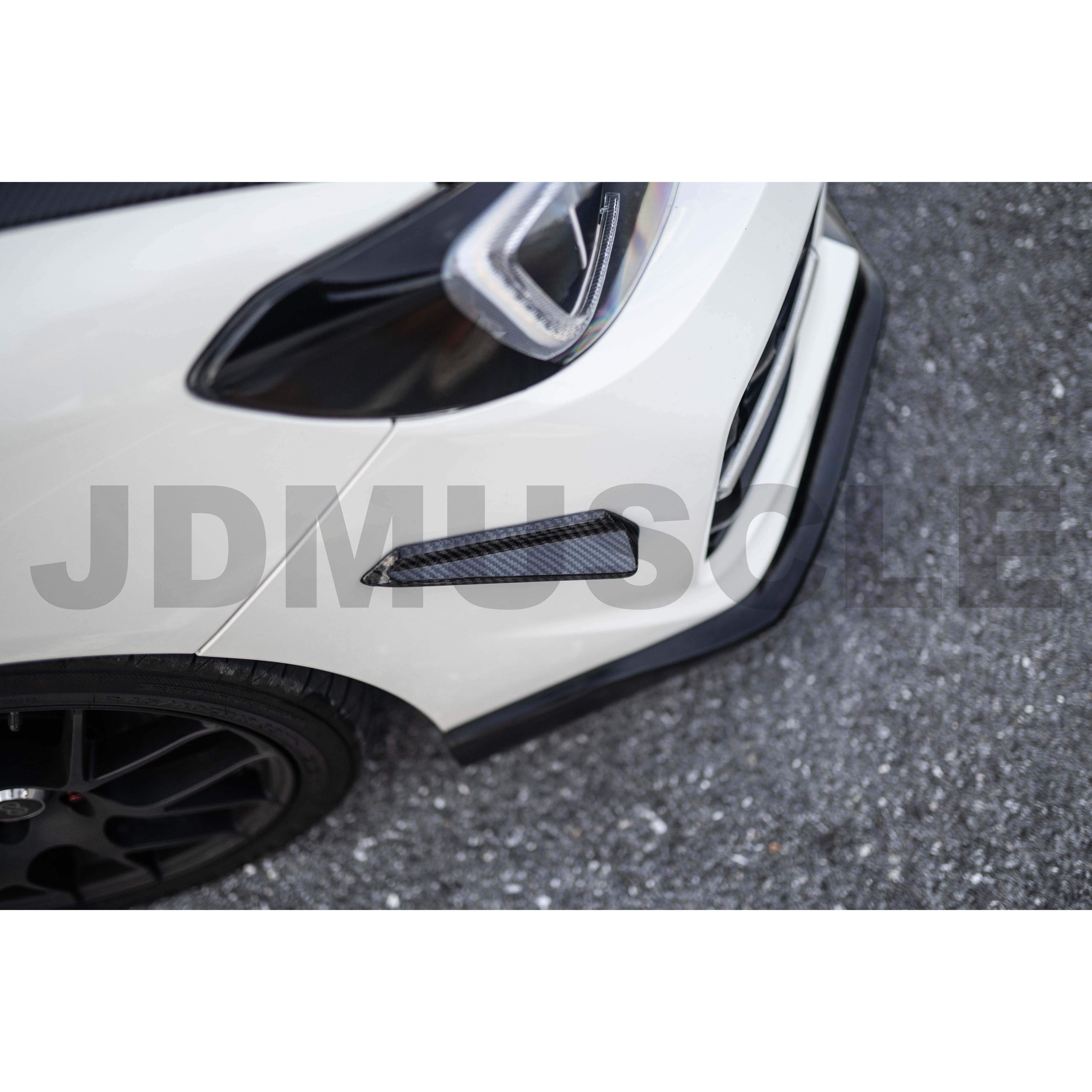 JDMuscle [15-21 WRX/STI] Carbon Fiber/ABS Canards V1 *CLEARANCE*NO RETURNS*