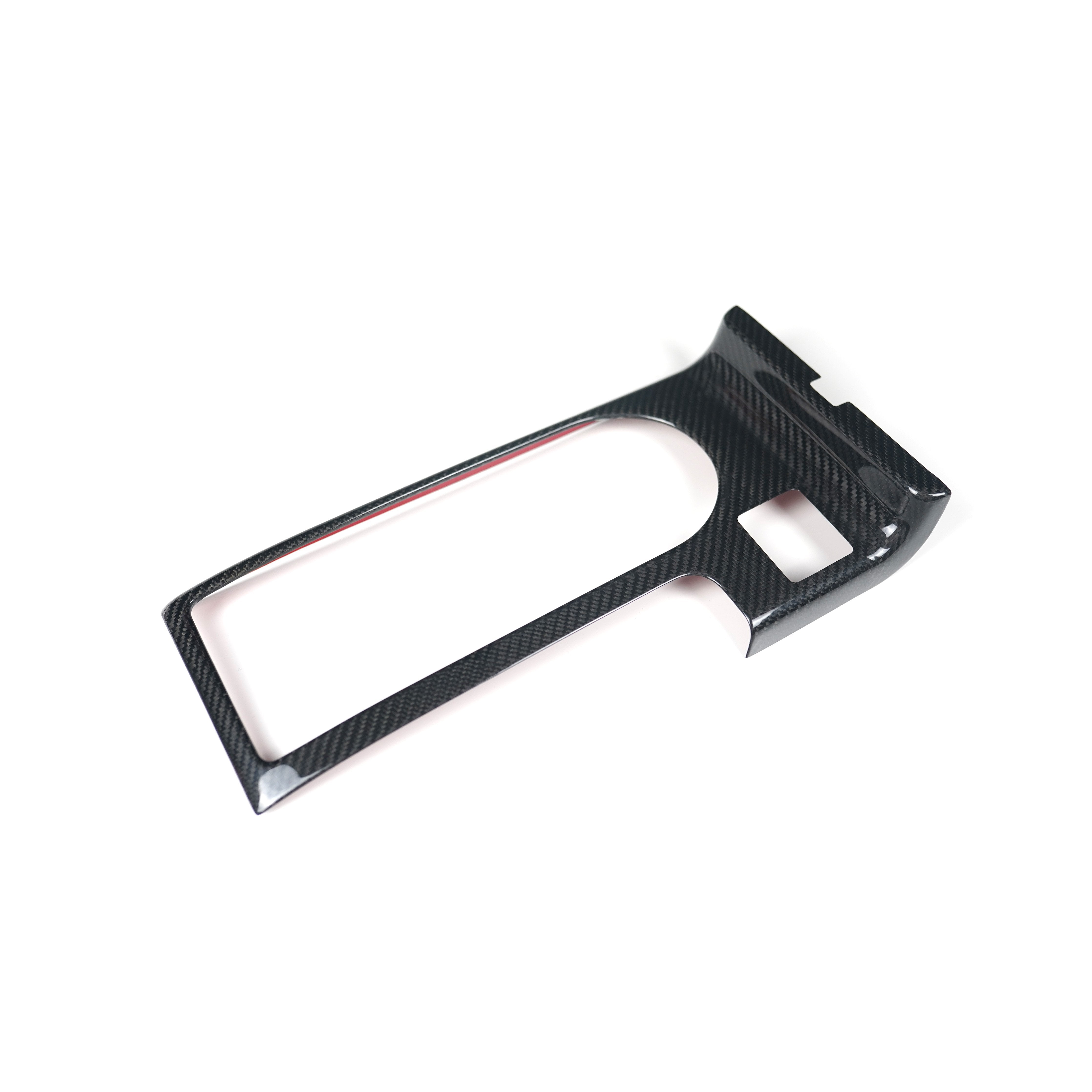 JDMuscle [15-21 WRX] Tanso Pre-preg Carbon Fiber Cup Holder Cover