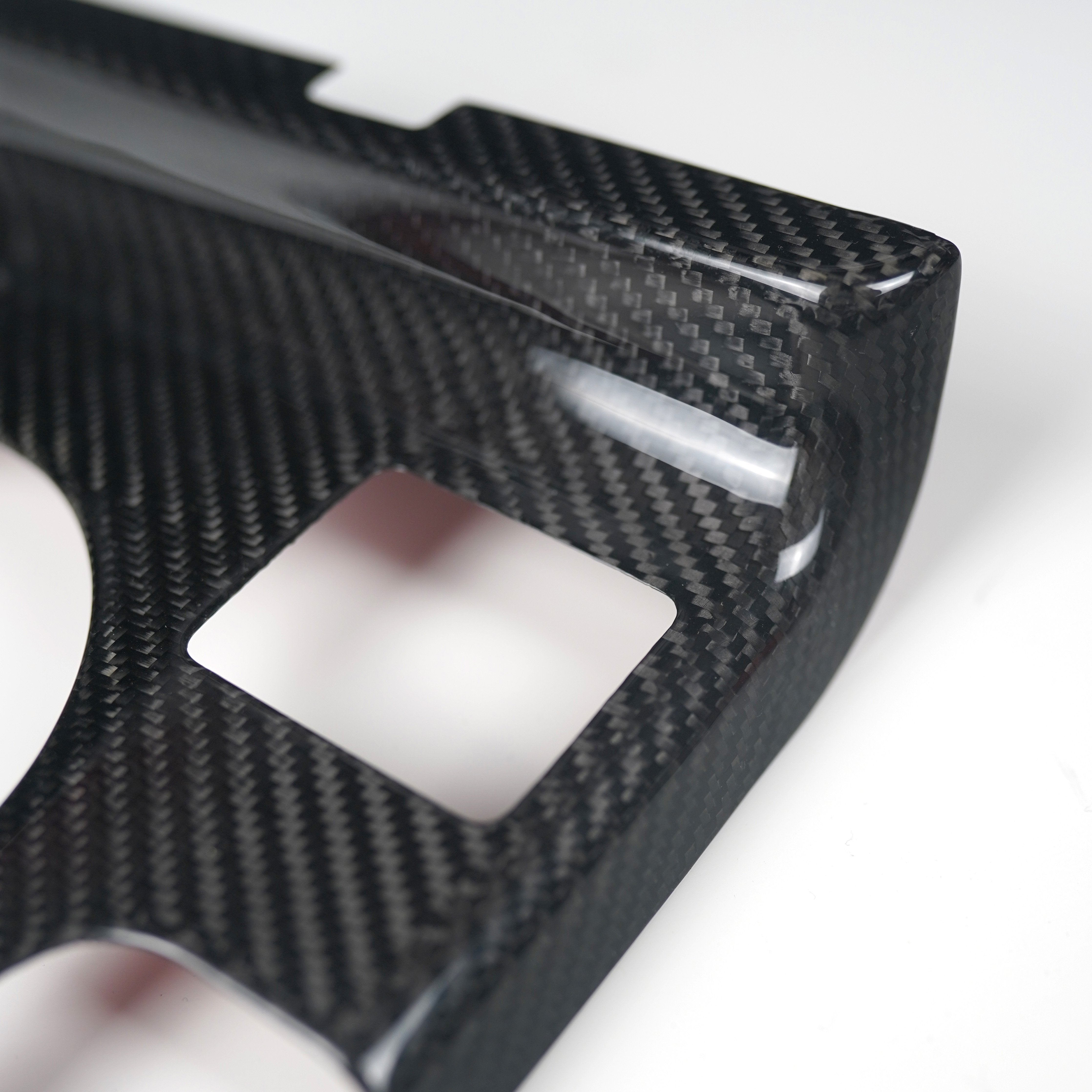 JDMuscle [15-21 WRX] Tanso Pre-preg Carbon Fiber Cup Holder Cover