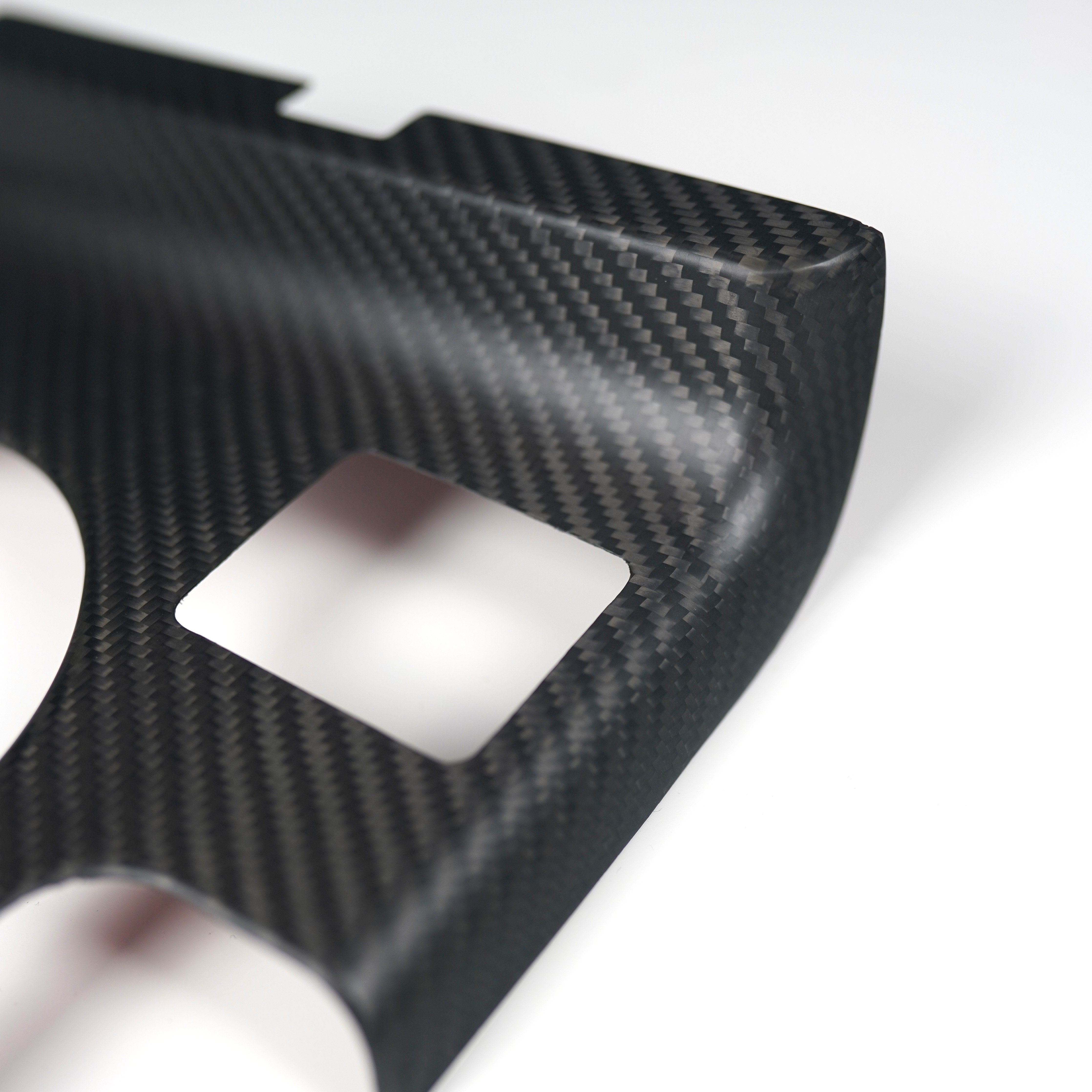 JDMuscle [15-21 WRX] Tanso Pre-preg Carbon Fiber Cup Holder Cover