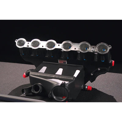 CSF BMW M2/M3/M4 S58 Comp &amp; Non-Comp (G8X) Charge-Air Cooler Manifold - Thermal Dispersion Black
