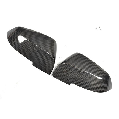 Full Replacement Carbon Fiber Mirror Covers for BMW F10 F11 F18 5 Series (2014–2016) Performance Style