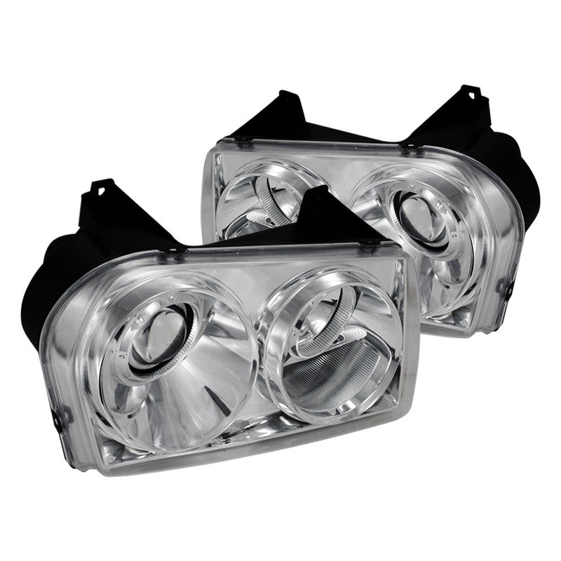 Spec-D 05-10 Chrysler 300C Projectory Chrome Headlights