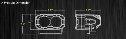 2020-2022 Ford Super Duty F250 F350 F450 Reverse Light