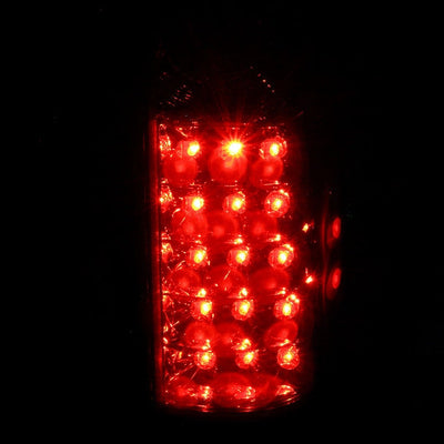 Spec-D 88-00 Chevy GMC C/K Tahoe Yukon LED Tail Lights Smoked