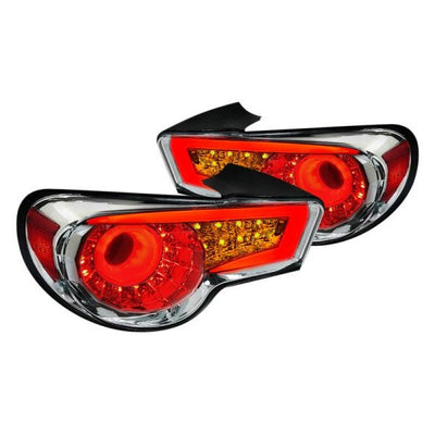 Spec-D 13-16 Scion Frs BRZ LED Tail Lights Chrome