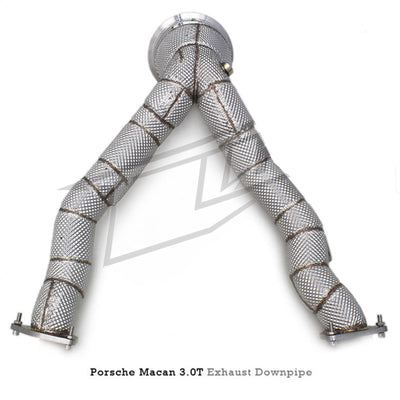 Stainless Exhaust Downpipe for Porsche Macan 3.0T 2.9T