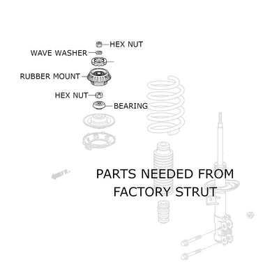 Godspeed Honda Fit (GK) 2015-20 MAXX Coilovers