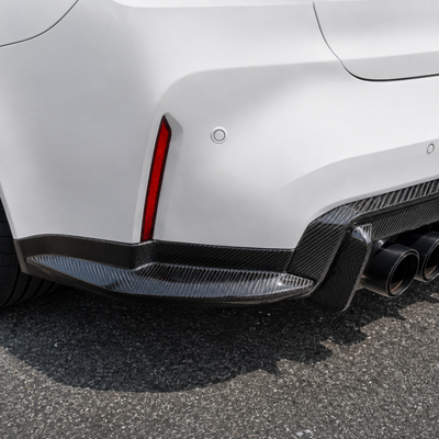 Carbon Fiber Rear Diffuser Corner Extensions for BMW G80 M3 G82 M4