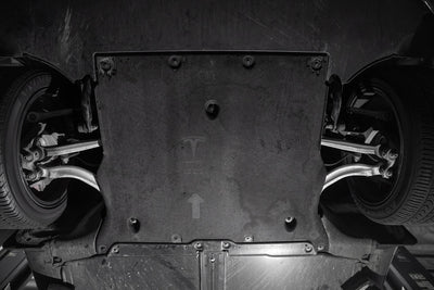 HPS Black Aluminum Skid Plate Undertray Protection Shield Tesla 2017-2023 Model 3
